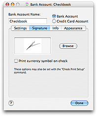 Second bank account info screen shot