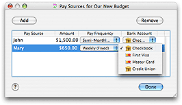 Editing the bank account of a pay source
